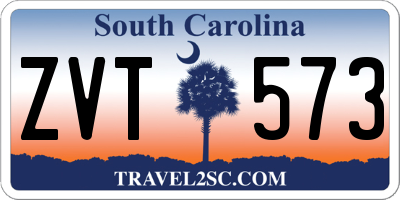 SC license plate ZVT573