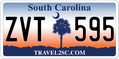 SC license plate ZVT595
