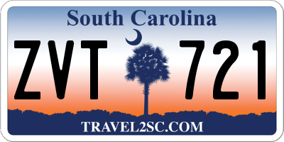 SC license plate ZVT721