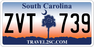 SC license plate ZVT739