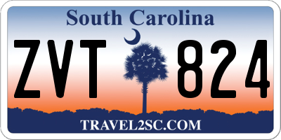 SC license plate ZVT824