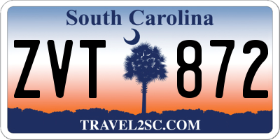 SC license plate ZVT872