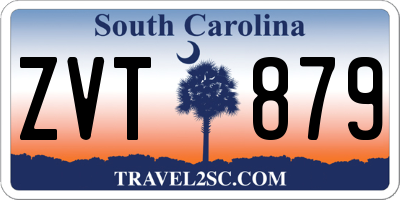 SC license plate ZVT879