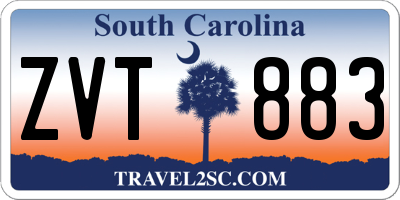 SC license plate ZVT883