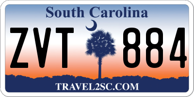 SC license plate ZVT884