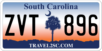 SC license plate ZVT896