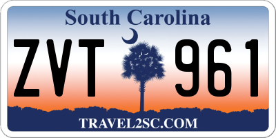 SC license plate ZVT961
