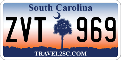 SC license plate ZVT969