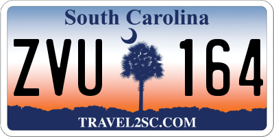 SC license plate ZVU164