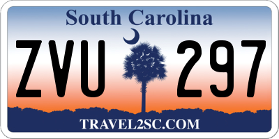 SC license plate ZVU297