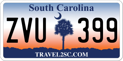 SC license plate ZVU399