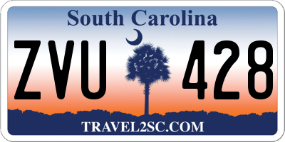 SC license plate ZVU428