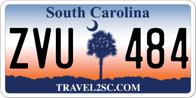 SC license plate ZVU484
