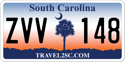 SC license plate ZVV148