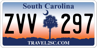 SC license plate ZVV297