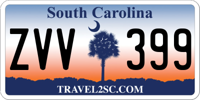 SC license plate ZVV399