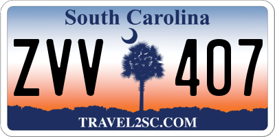 SC license plate ZVV407