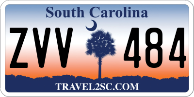 SC license plate ZVV484