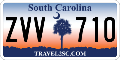 SC license plate ZVV710