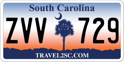 SC license plate ZVV729