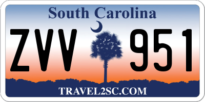 SC license plate ZVV951