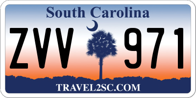 SC license plate ZVV971