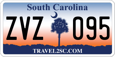 SC license plate ZVZ095