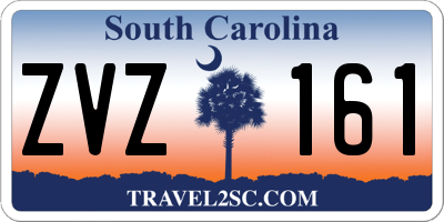SC license plate ZVZ161