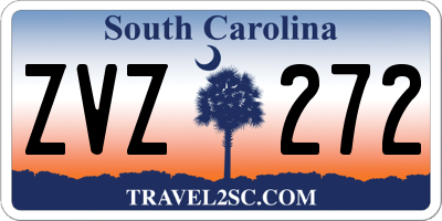 SC license plate ZVZ272