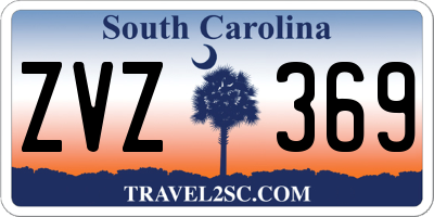 SC license plate ZVZ369