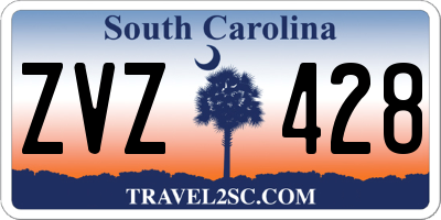 SC license plate ZVZ428