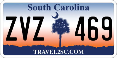 SC license plate ZVZ469