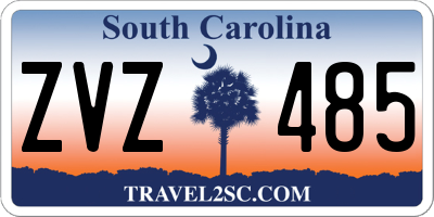 SC license plate ZVZ485