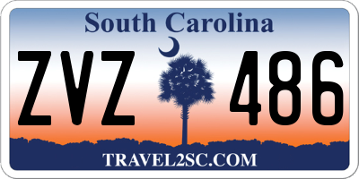 SC license plate ZVZ486