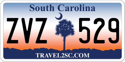 SC license plate ZVZ529