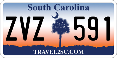 SC license plate ZVZ591