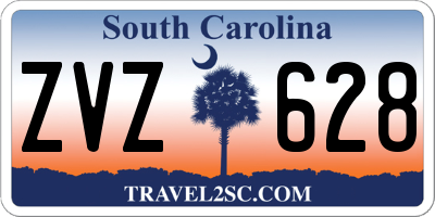 SC license plate ZVZ628