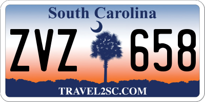 SC license plate ZVZ658