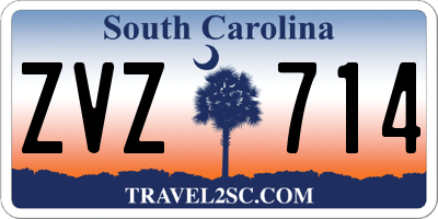 SC license plate ZVZ714