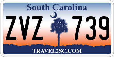 SC license plate ZVZ739