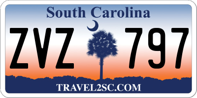 SC license plate ZVZ797