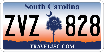 SC license plate ZVZ828
