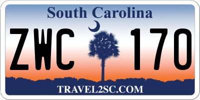 SC license plate ZWC170