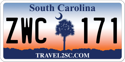 SC license plate ZWC171
