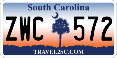 SC license plate ZWC572