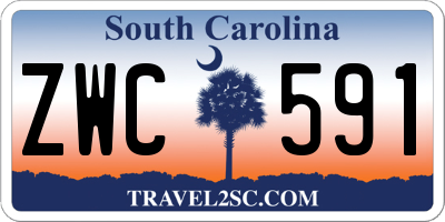 SC license plate ZWC591