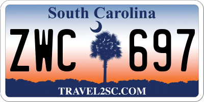 SC license plate ZWC697
