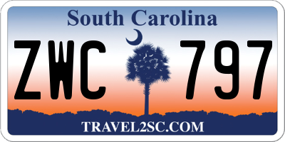 SC license plate ZWC797
