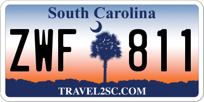 SC license plate ZWF811