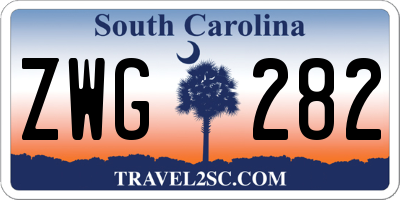 SC license plate ZWG282